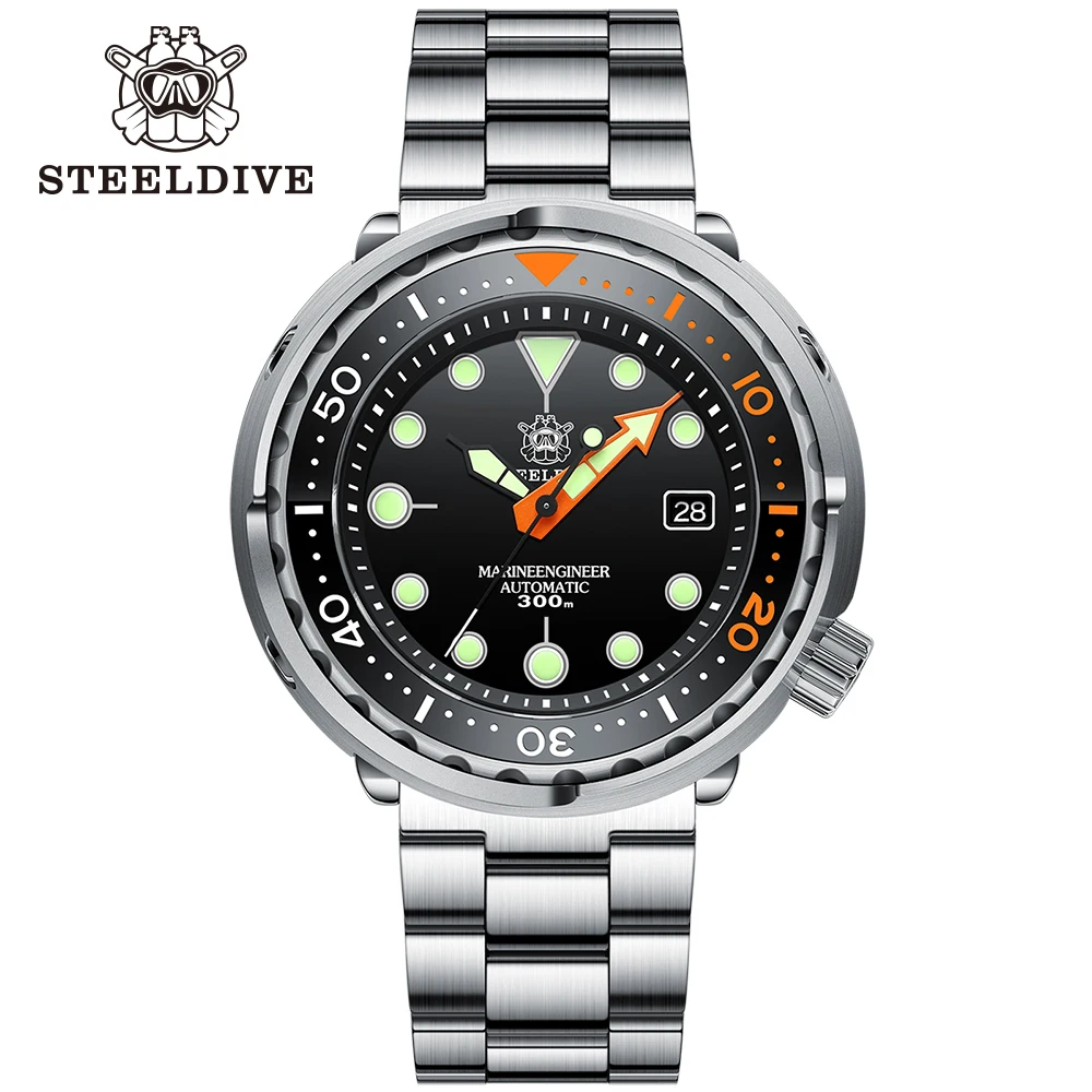 

Tuna Classic Watch STEELDIVE SD1975C Swiss Super Luminous Ceramic Bezel 300M Waterproof NH35 Movement Mechanical Dive Wristwatch