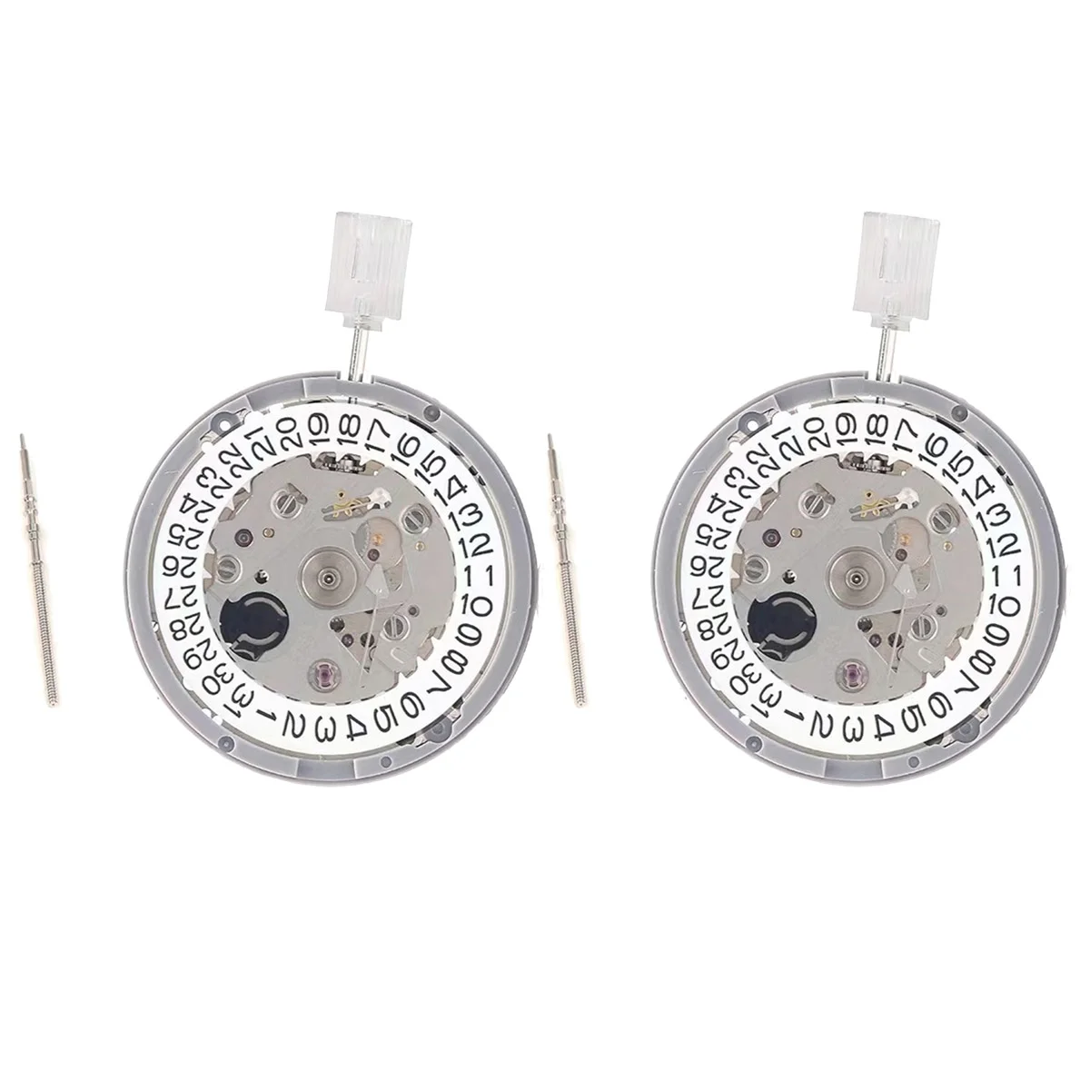 2PCS NH35A NH35 Movement High Accuracy Mechanical Watch Movement Date At 3 Datewheel 24 Jewels Automatic Self-Winding 
2PCS NH35A NH35 Movement High Accuracy Mechanical Watch Movement Date At 3 Datewheel 24 Jewels Automatic Self-Winding