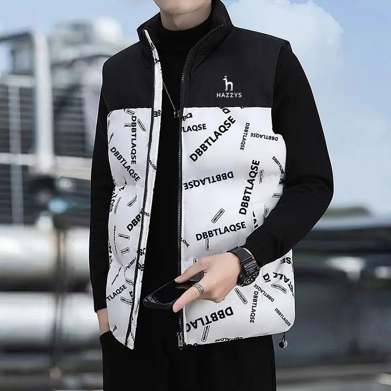 2023 HAZZYS new winter brand clothing vest warm sleeveless jacket casual vest winter windproof jacket men's zipper down vest 
2023 HAZZYS new winter brand clothing vest warm sleeveless jacket casual vest winter windproof jacket men's zipper down vest