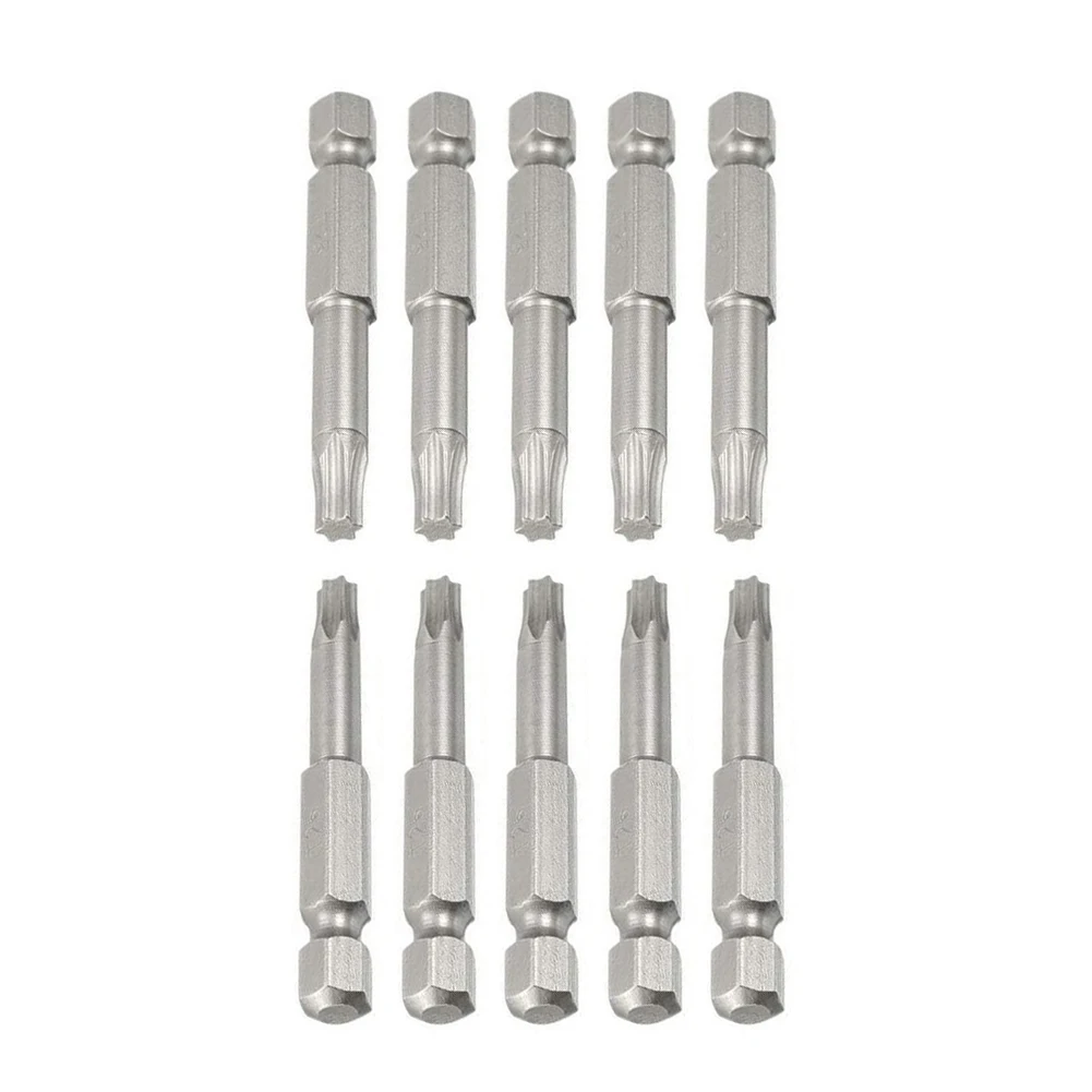 10pcs 50mm T30 Magnetic Long Torx Screwdriver Bit For Electric Electrician Screwdrivers Manual Screwdrivers Air Drill Power Tool
10pcs 50mm T30 Magnetic Long Torx Screwdriver Bit For Electric Electrician Screwdrivers Manual Screwdrivers Air Drill Power Tool
