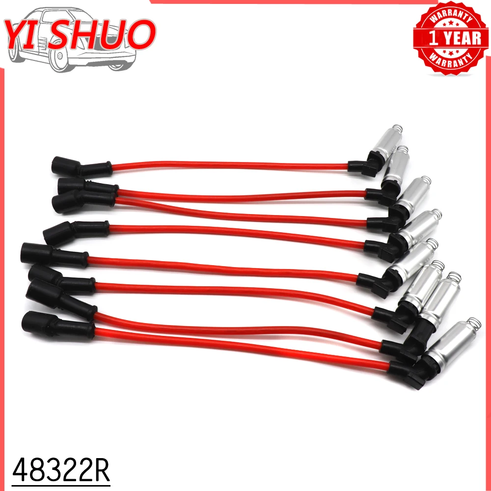 8 шт., комплект проводов для свечей зажигания, кабель 48322R для Chevrolet Silverado Tahoe GMC Savana Sierra Hummer H2 H3 Isuzu Ascender
8 шт., комплект проводов для свечей зажигания, кабель 48322R для Chevrolet Silverado Tahoe GMC Savana Sierra Hummer H2 H3 Isuzu Ascender