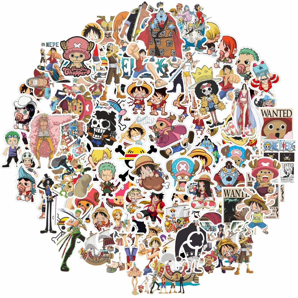 100pcs New One Piece Stickers Skateboard Guitar Car Stickers Cute Anime Stickers Laptop Sticker Kawaii Phone Case Sticker Pack
100pcs New One Piece Stickers Skateboard Guitar Car Stickers Cute Anime Stickers Laptop Sticker Kawaii Phone Case Sticker Pack