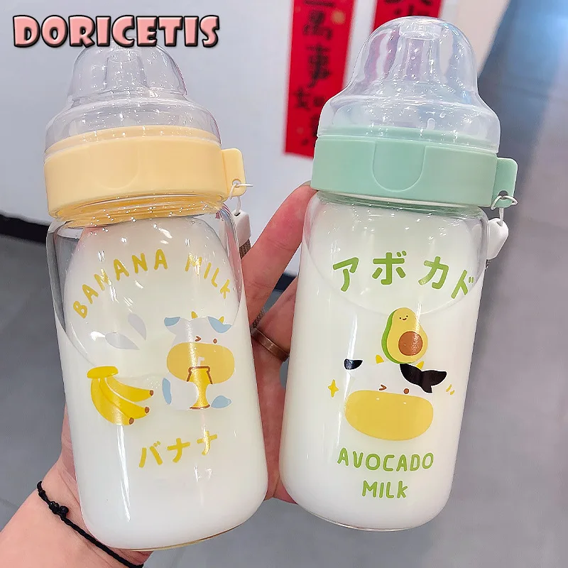 Baby Drinking Bottle Cute Cartoon Cow Bottle With Lanyard Kids Glass Cup Simplicity Style Children Go Out Portable Kettle Hot
Baby Drinking Bottle Cute Cartoon Cow Bottle With Lanyard Kids Glass Cup Simplicity Style Children Go Out Portable Kettle Hot