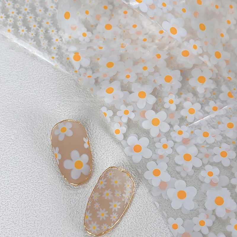 Nail Art Daisy Sun Flower Foil Paper Transfer 4*100CM Nail Stickers and Decals Design DIY Sliders Decor Foils Manicure Summer
Nail Art Daisy Sun Flower Foil Paper Transfer 4*100CM Nail Stickers and Decals Design DIY Sliders Decor Foils Manicure Summer