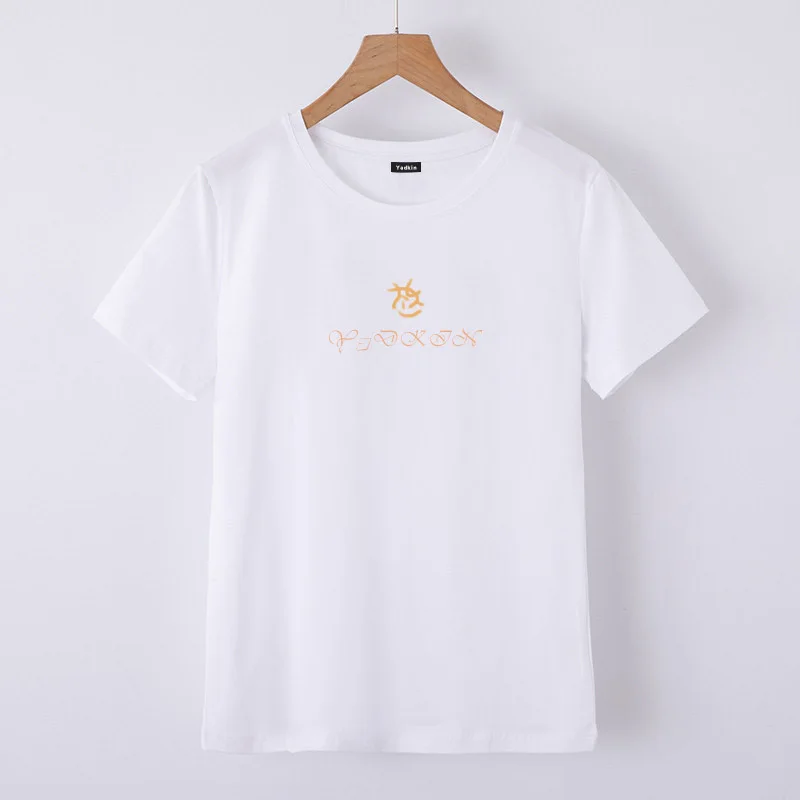 Summer high quality fashionable soft women's cotton short sleeve casual T-shirt
Summer high quality fashionable soft women's cotton short sleeve casual T-shirt