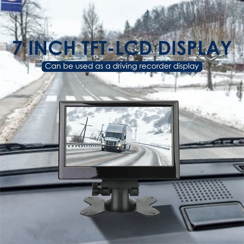 12V-24V 7 Inch TFT LCD Color HD Monitor With License Plate Camera For Car CCTV Reverse Rear View Car Parts
12V-24V 7 Inch TFT LCD Color HD Monitor With License Plate Camera For Car CCTV Reverse Rear View Car Parts