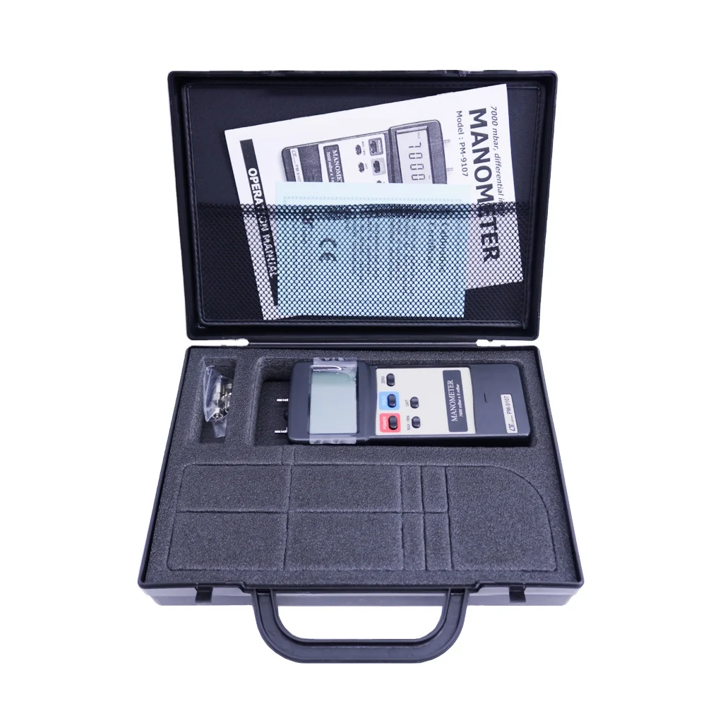 LUTRON PM-9107 Digital Manometer Differential Pressure Gauge Range 0~7000mbar
LUTRON PM-9107 Digital Manometer Differential Pressure Gauge Range 0~7000mbar