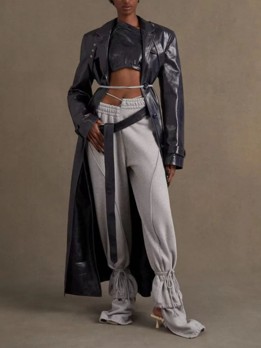 Traf 2023 WOMAN trousers pure cotton loose waist irregular casual women's pants y2k clothes new fashion wide -leg pants bra
Traf 2023 WOMAN trousers pure cotton loose waist irregular casual women's pants y2k clothes new fashion wide -leg pants bra