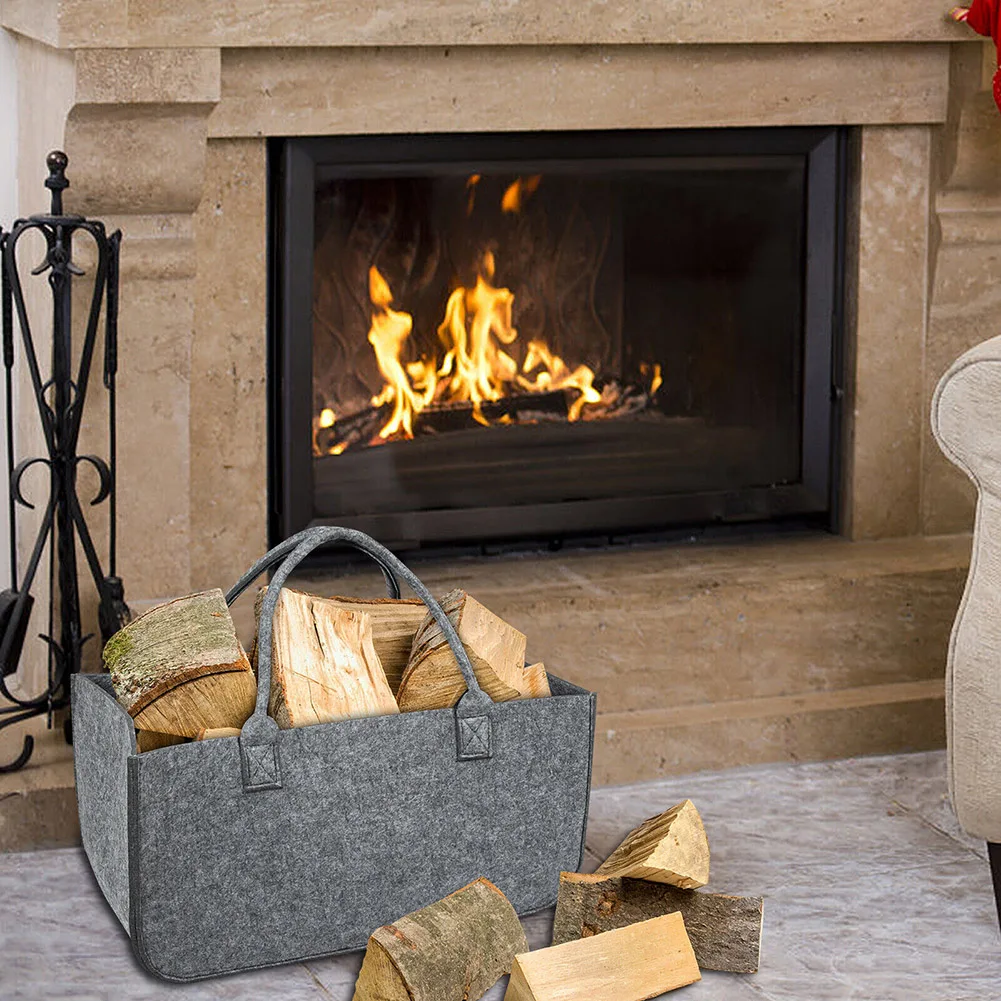 Tote Bag Firewood Bag Basket Fireplace Firewood Basket Large Capacity Pocket Basket Storage Bag Tote Bag 1/2pcs
Tote Bag Firewood Bag Basket Fireplace Firewood Basket Large Capacity Pocket Basket Storage Bag Tote Bag 1/2pcs