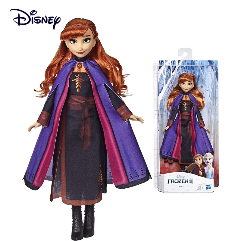 

Disney Frozen Anna Fashion Doll Toy for Girls Long Red Hair Outfit Inspired By Frozen 2 Figure Toy for Kids Birthday Gift E6710