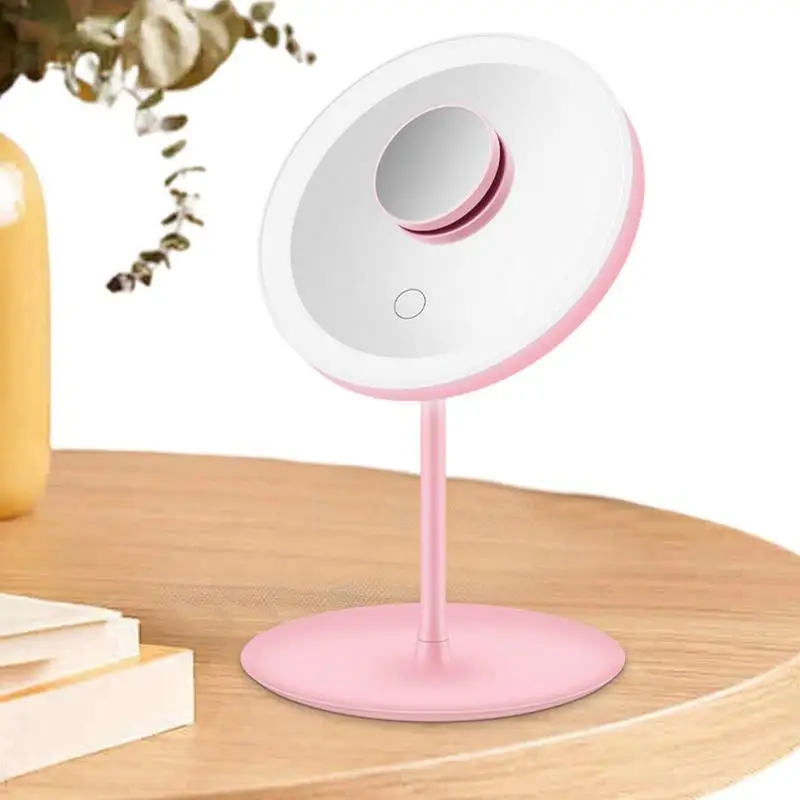 Зеркало для макияжа с регулируемой яркостью и подсветкой, 3 цвета
Зеркало для макияжа с регулируемой яркостью и подсветкой, 3 цвета