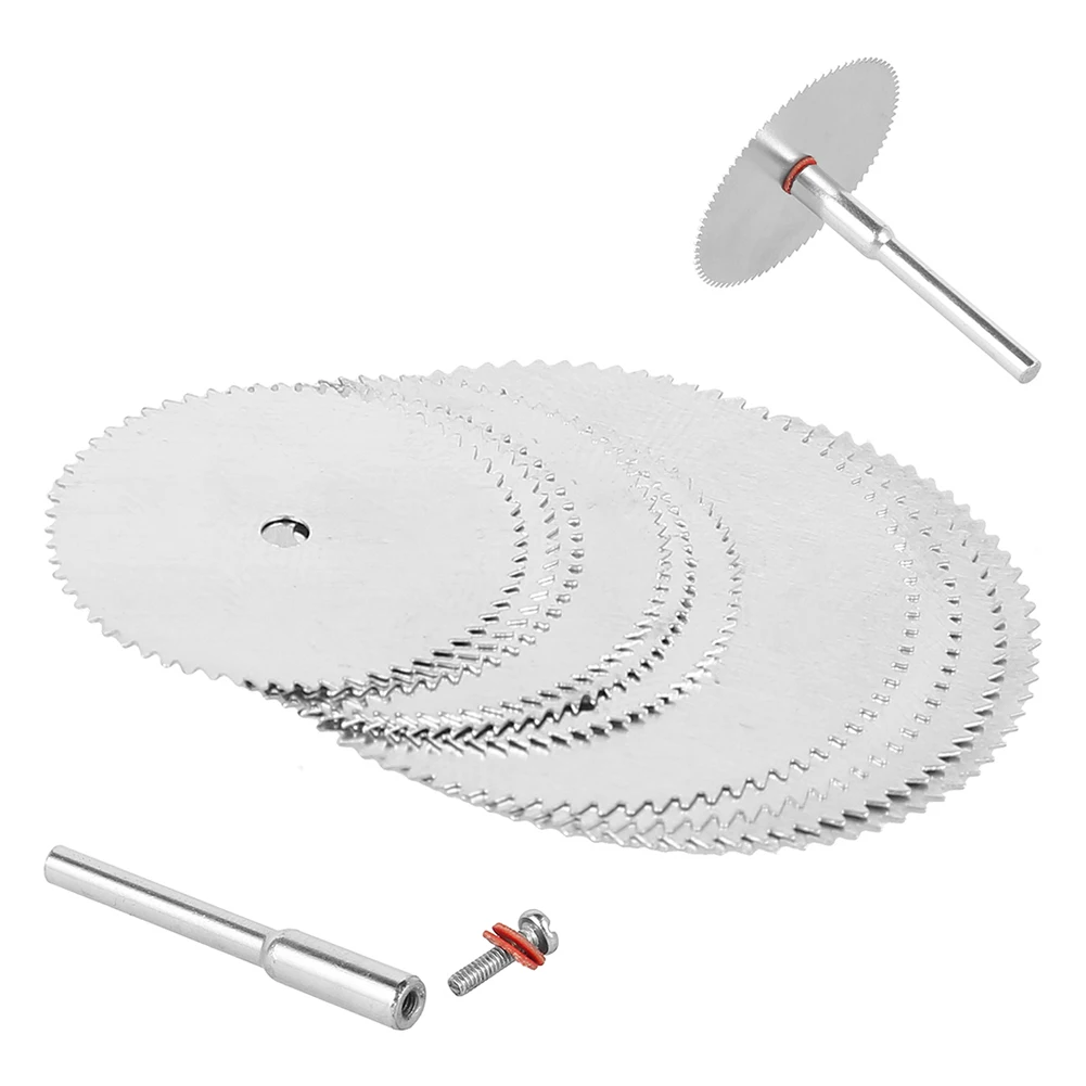 11pcs Mini Circular Saw Blade Electric Grinding Cutting Disc For Rotary Tool Few Burrs Wood Beeswax Walnut PVC Pipe 22,25,32mm
11pcs Mini Circular Saw Blade Electric Grinding Cutting Disc For Rotary Tool Few Burrs Wood Beeswax Walnut PVC Pipe 22,25,32mm