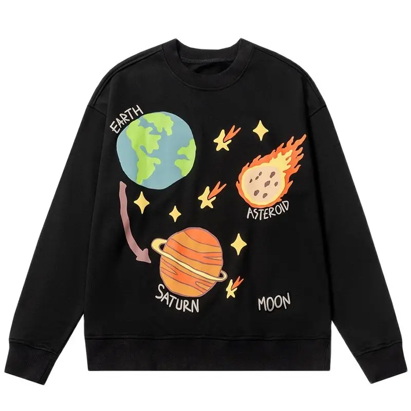 Autumn Men Loose Sweatshirts Hip Hop Planet Letter Print Pullover Hoodies 2022 Harajuku Streetwear Casual Cotton Sweat Shirts
Autumn Men Loose Sweatshirts Hip Hop Planet Letter Print Pullover Hoodies 2022 Harajuku Streetwear Casual Cotton Sweat Shirts