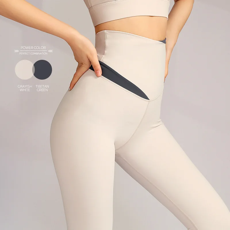 Fitness Sportswear Yoga Pants Color Matching Tight High Waist Peach Hip Lift Trousers Yoga Clothes For Women
Fitness Sportswear Yoga Pants Color Matching Tight High Waist Peach Hip Lift Trousers Yoga Clothes For Women