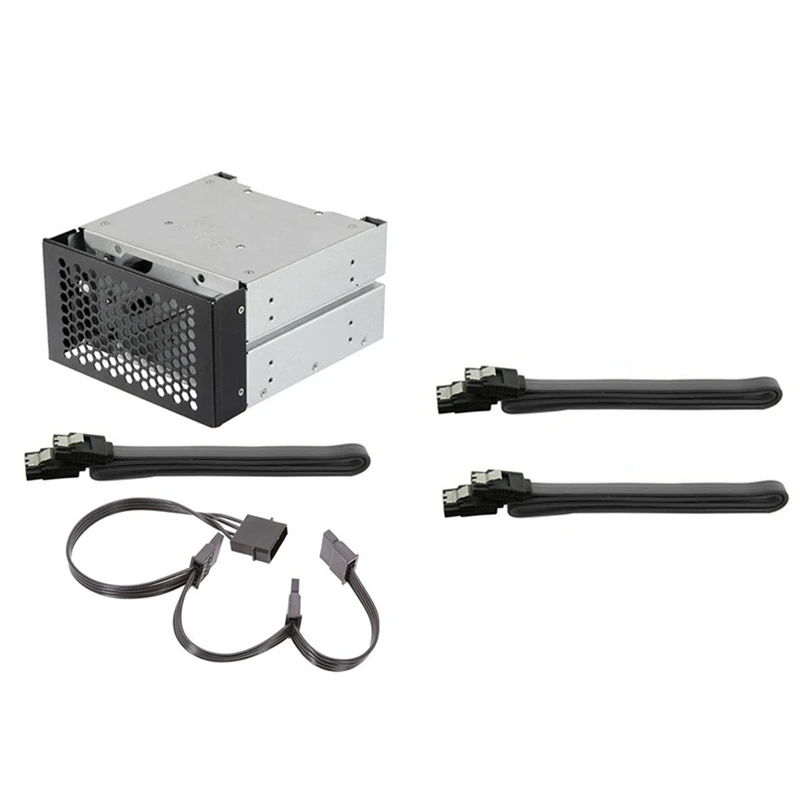 3-Bay Large Capacity HDD Hard Drive Cage SAS SATA Hard Drive Disk Tray Caddy with SATA Cable for Computer Accessories
3-Bay Large Capacity HDD Hard Drive Cage SAS SATA Hard Drive Disk Tray Caddy with SATA Cable for Computer Accessories