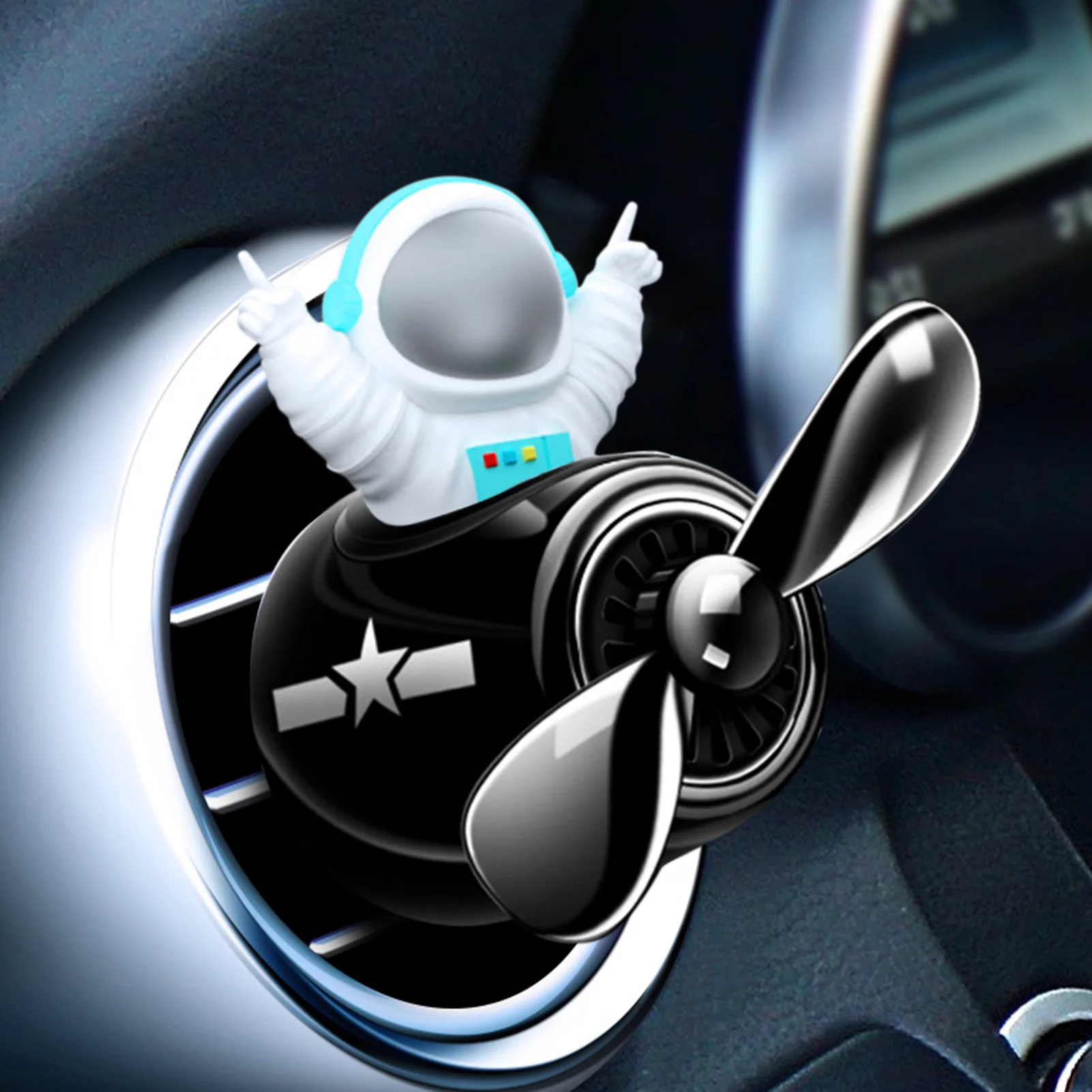 Car Air Freshener Vent Perfume Diffuser Spacemen Pilot Rotating Propeller Fragrance Air Fresheners Clip Interior Aroma Diffuser
Car Air Freshener Vent Perfume Diffuser Spacemen Pilot Rotating Propeller Fragrance Air Fresheners Clip Interior Aroma Diffuser