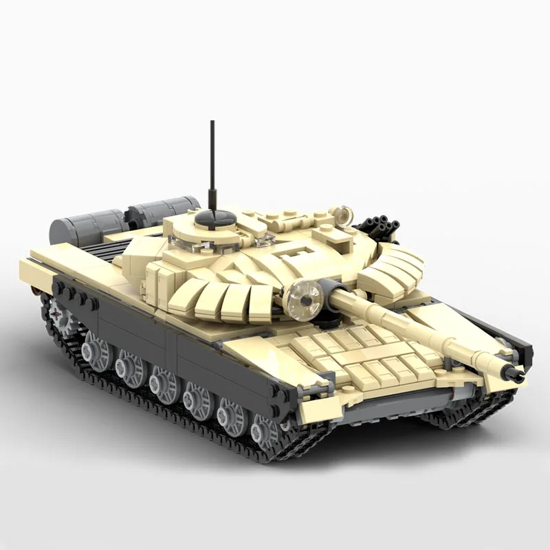 NEW 764PCS WW2 Military MOC T-72B3 main battle tanks Model DIYcreative ideas high-tech Child Toy birthdayGift Armored Car Blocks
NEW 764PCS WW2 Military MOC T-72B3 main battle tanks Model DIYcreative ideas high-tech Child Toy birthdayGift Armored Car Blocks