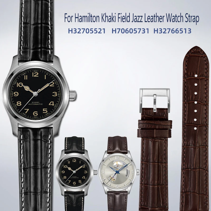 22MM Strap Suitable for Hamilton Kaki Field Jazz Series H70605731 H32705521 High Quality Waterproof Leather Watch Band for Men
22MM Strap Suitable for Hamilton Kaki Field Jazz Series H70605731 H32705521 High Quality Waterproof Leather Watch Band for Men