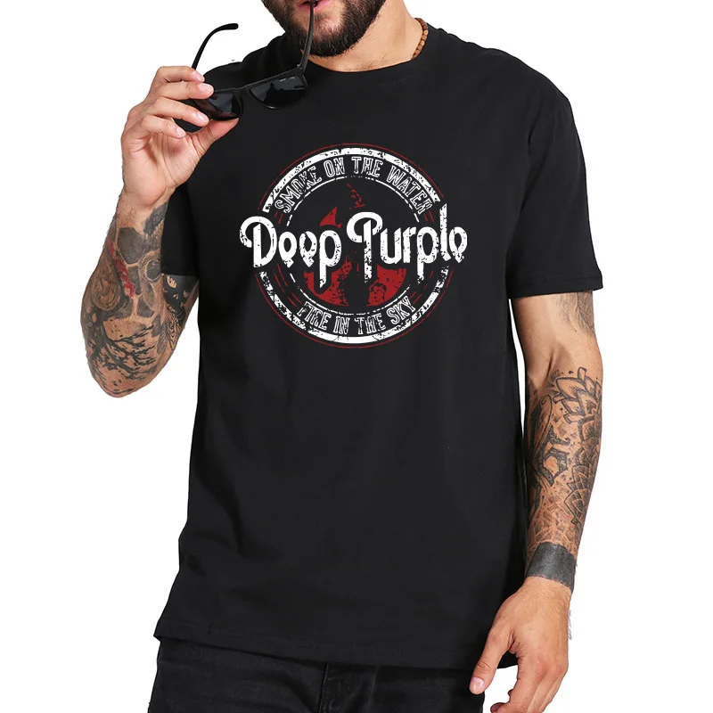 Deep Purple Tshirt Album Machine Head Smoke Song On The Water Tshirt English Rock Band 100% Cotton Basic Short Sleeve Camiseta
Deep Purple Tshirt Album Machine Head Smoke Song On The Water Tshirt English Rock Band 100% Cotton Basic Short Sleeve Camiseta
