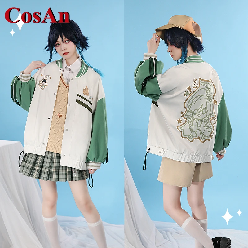 Костюм для косплея CosAn Game Genshin Impact Venti, милая модная повседневная одежда для вечеринки
Костюм для косплея CosAn Game Genshin Impact Venti, милая модная повседневная одежда для вечеринки