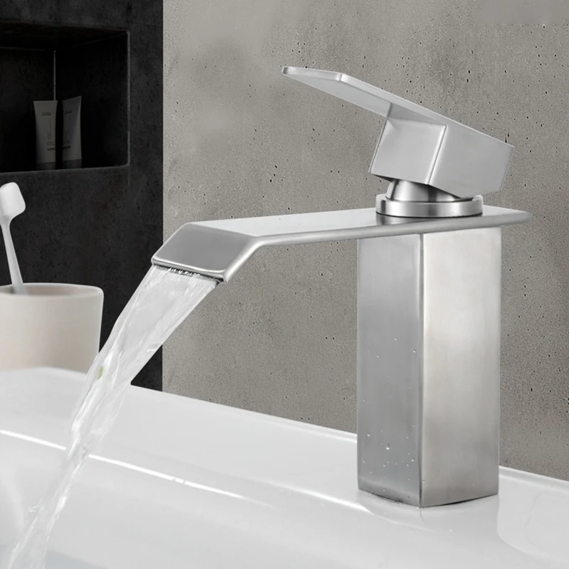 Square Cold Hot Sink Taps Bathroom Basin Faucet Stainless Steel Fashion Washbasin Basin Toilet Square Water Faucet
Square Cold Hot Sink Taps Bathroom Basin Faucet Stainless Steel Fashion Washbasin Basin Toilet Square Water Faucet