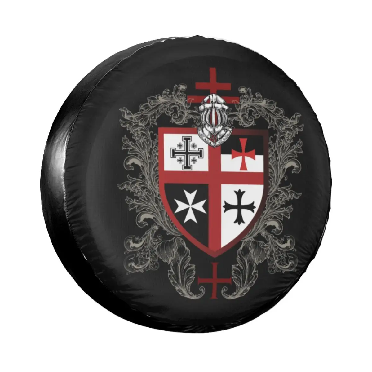 Knights Templar Cross Shield Symbol Spare Tire Cover for Jeep Medieval Emblem Secret Order Car Wheel Covers 14" 15" 16" 17" Inch
Knights Templar Cross Shield Symbol Spare Tire Cover for Jeep Medieval Emblem Secret Order Car Wheel Covers 14" 15" 16" 17" Inch