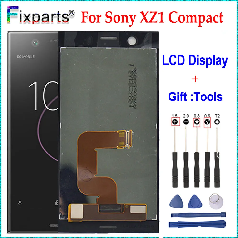 4.6" For Sony Xperia XZ1 Compact LCD Display Touch Screen Digitizer Assembly Replacement For Sony XZ1 Mini LCD Screens+Touch
4.6" For Sony Xperia XZ1 Compact LCD Display Touch Screen Digitizer Assembly Replacement For Sony XZ1 Mini LCD Screens+Touch