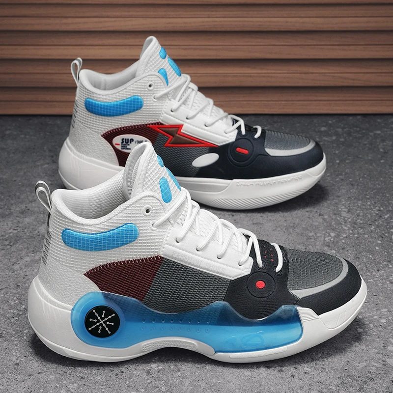 Men's Fashionable Basketball Shoes Breathable Light Weight Sneakers For Kids Encapsulated Shock-Absorbant Sport Shoes
Men's Fashionable Basketball Shoes Breathable Light Weight Sneakers For Kids Encapsulated Shock-Absorbant Sport Shoes