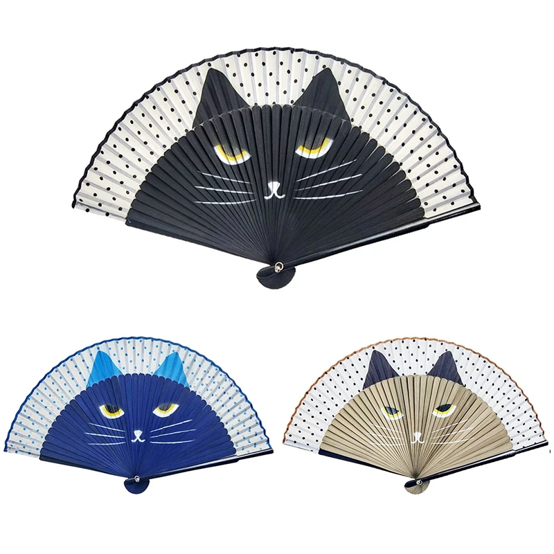 1PC Cute Cat Silk Fashionable Japan style Hand Fans Popular Lovely Kitty fan Handheld Folding show Fans
1PC Cute Cat Silk Fashionable Japan style Hand Fans Popular Lovely Kitty fan Handheld Folding show Fans