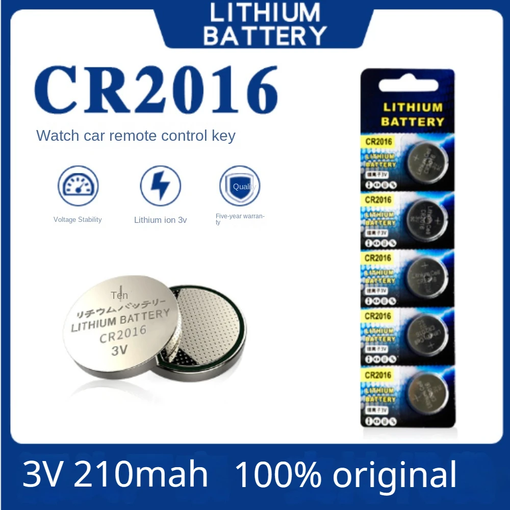 

5-20pcs CR2016 CR 2016 3V Lithium Batteries LM2016 BR2016 DL2016 Button Coin Cell For Toy Watch Scale Car Remote Control Shavers