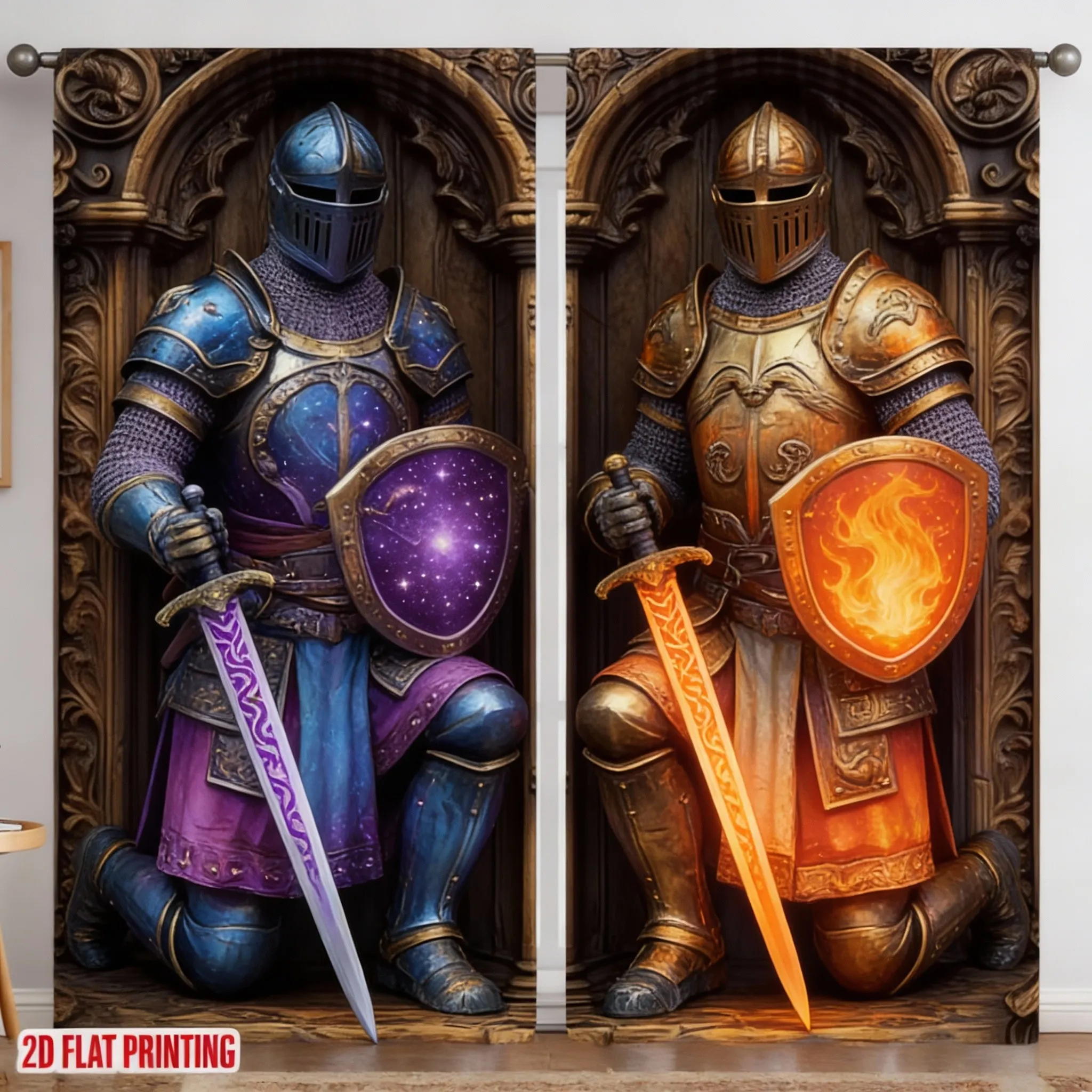 Шторы средневековый рыцарский доспех, полиэстер, 2 шт.
Шторы средневековый рыцарский доспех, полиэстер, 2 шт.