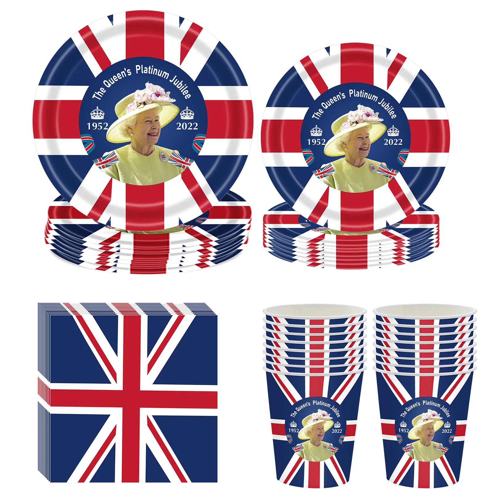 Union Jack Flag Party Supplies Set British Flag Patriotic Party Supplies UK Flag Paper Dinnerware Set Queen’s 70th Anniversary
Union Jack Flag Party Supplies Set British Flag Patriotic Party Supplies UK Flag Paper Dinnerware Set Queen’s 70th Anniversary