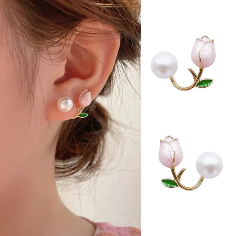 Fall 2022 New Products Korean Design Tulip Pearl Earrings 2022 Stud Earrings Women's Temperament High-end Earrings Free Shipping
Fall 2022 New Products Korean Design Tulip Pearl Earrings 2022 Stud Earrings Women's Temperament High-end Earrings Free Shipping