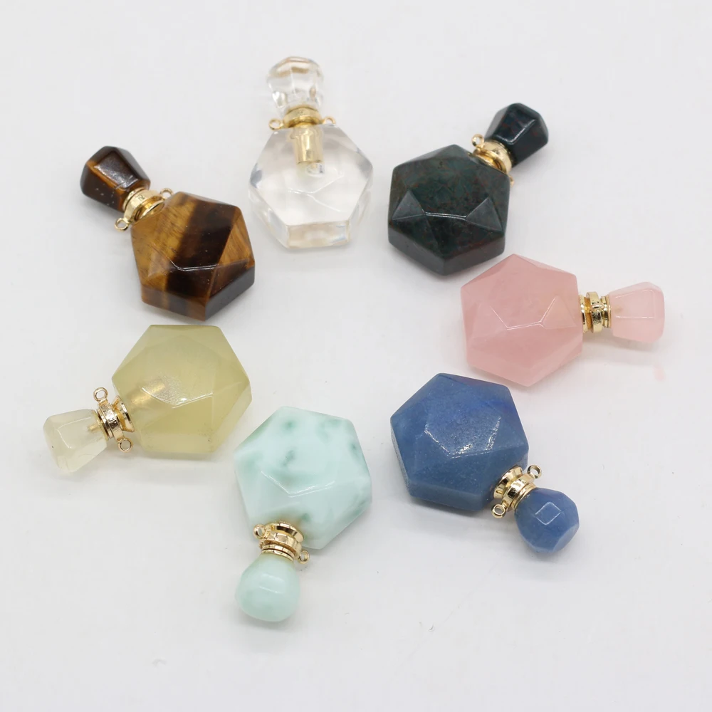 Natural Semi-precious Stone Fragrance Powder Crystal Tiger Eye Water Bottle Pendant Bead DIY Jewelry Making Necklace Bracelet
Natural Semi-precious Stone Fragrance Powder Crystal Tiger Eye Water Bottle Pendant Bead DIY Jewelry Making Necklace Bracelet