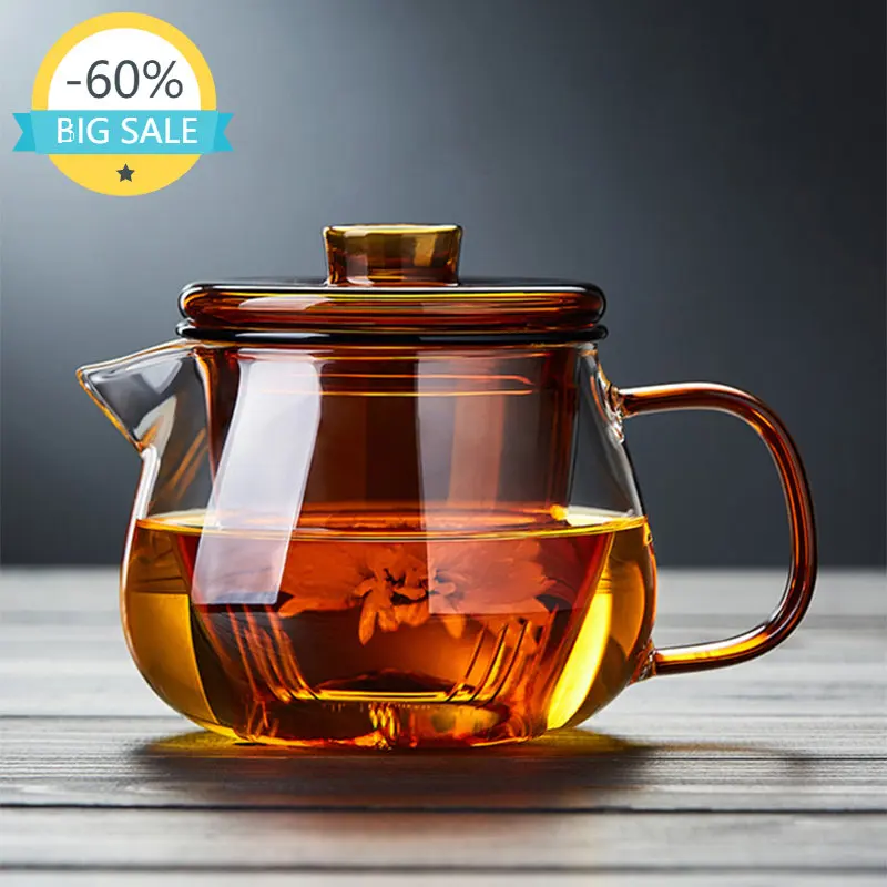 Heat Resistant Glass Tea Pot Kung Fu Hot Water Tea Ceremony Chinese Glass Tea Pot Resistant Premium Teteras Chinese Tea Set
Heat Resistant Glass Tea Pot Kung Fu Hot Water Tea Ceremony Chinese Glass Tea Pot Resistant Premium Teteras Chinese Tea Set