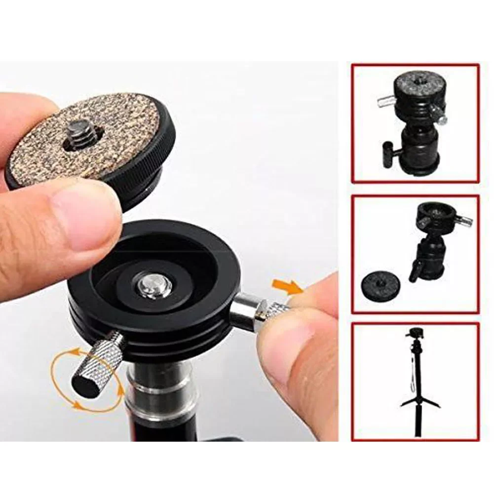 Tripod Head Quick Release Plate Panoramic Camera Monopods Mount Accessories Photography Aluminum Alloy Screw For Nikon DSLR
Tripod Head Quick Release Plate Panoramic Camera Monopods Mount Accessories Photography Aluminum Alloy Screw For Nikon DSLR