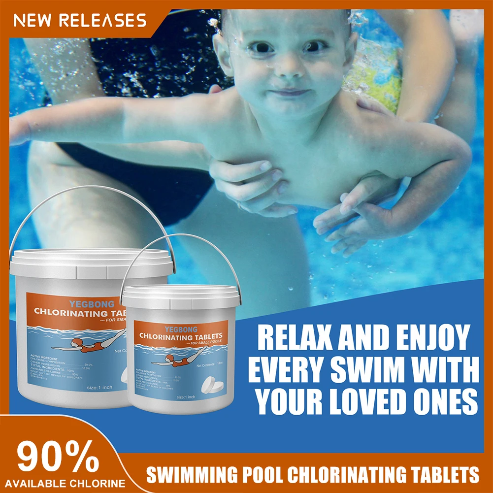 Multifunctional Effervescent Cleaning Tablet For Swimming Pools 1lbs/2lbs Chlorination Tablet For Swimming Pool Cleaning New
Multifunctional Effervescent Cleaning Tablet For Swimming Pools 1lbs/2lbs Chlorination Tablet For Swimming Pool Cleaning New
