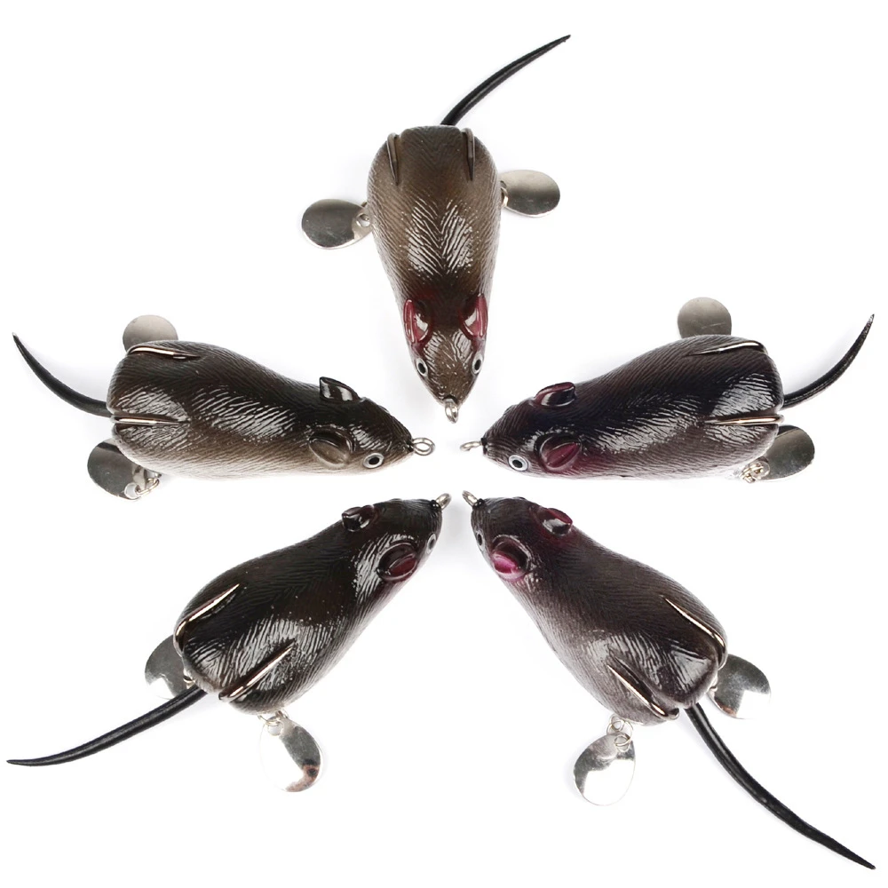 1Pcs Mouse Lure 7cm 17.43g Fishing Lures Treble Hooks Top Water Ray Frog Artificial Crank Strong Artificial Soft Bait
1Pcs Mouse Lure 7cm 17.43g Fishing Lures Treble Hooks Top Water Ray Frog Artificial Crank Strong Artificial Soft Bait