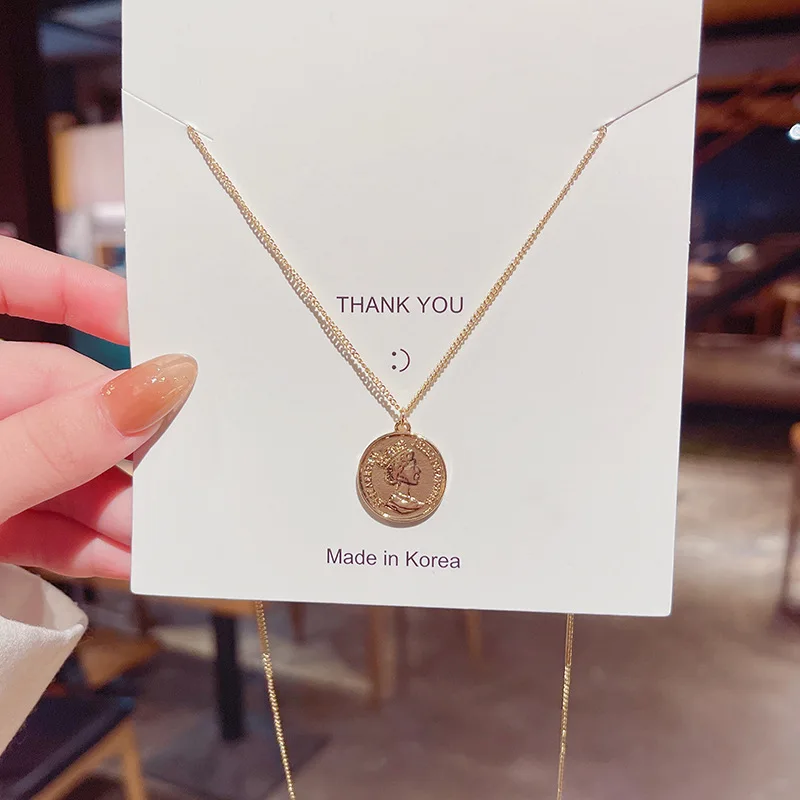 2021 New Korean Fashionable Classic Head Necklace For Women Ins Fashion Choker Chain Pendant
2021 New Korean Fashionable Classic Head Necklace For Women Ins Fashion Choker Chain Pendant