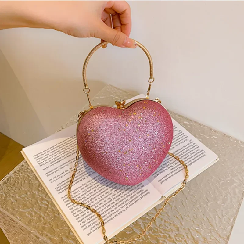 Lady Women Handbag Dinner Evening Clutch Crossbody Long Bags Purses For Female Heart Chain Purse Single Shape Rhinestone
Lady Women Handbag Dinner Evening Clutch Crossbody Long Bags Purses For Female Heart Chain Purse Single Shape Rhinestone
