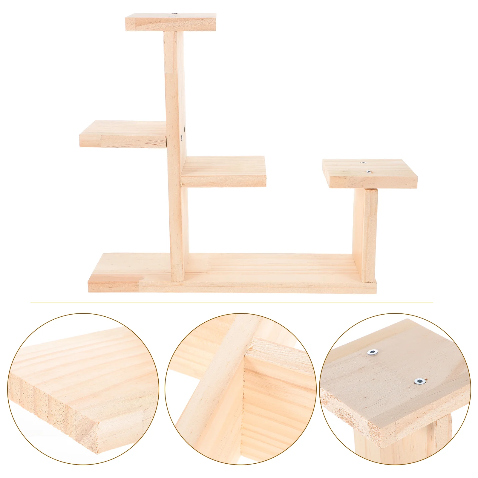 1 Set Wood Desktop Stand Windowsill Flower Shelf Cake Cupcake Dessert Display Rack
1 Set Wood Desktop Stand Windowsill Flower Shelf Cake Cupcake Dessert Display Rack