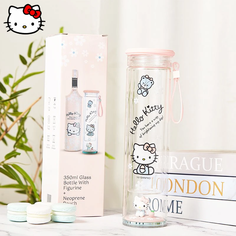 Kawaii Sanrio HelloKitty Water Cup Cute Cartoon Glass Transparent Large Capacity Doublelayer Insulation Cup Portable Student Cup
Kawaii Sanrio HelloKitty Water Cup Cute Cartoon Glass Transparent Large Capacity Doublelayer Insulation Cup Portable Student Cup