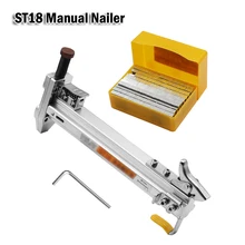 Steel Nail Gun Manual Nailer For Flooring Nails ST18 Semi-Automatic Straight Nailing Tool Full Automatic Concrete Nail Gun Slot