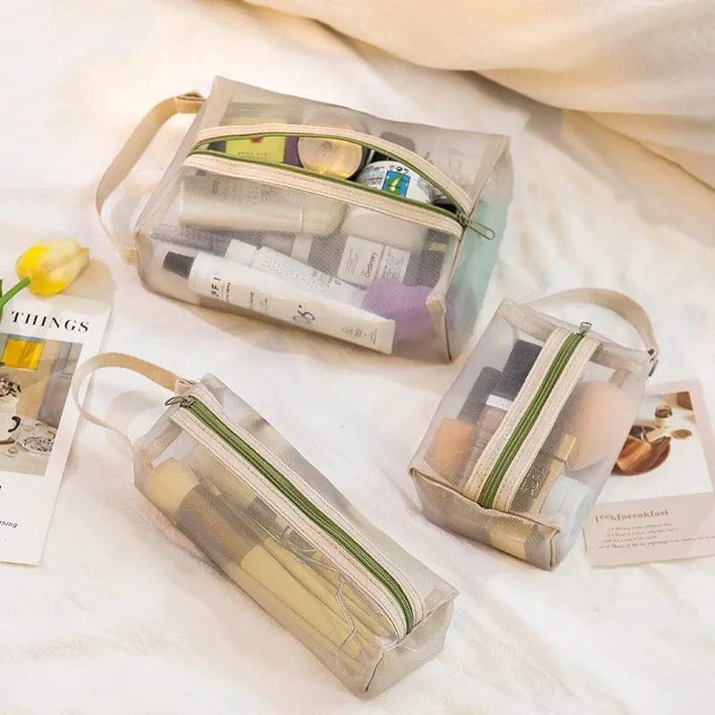 Vrouwen Mesh Make-Up Tas Reizen Clear Grote Cosmetische Tas Rits Vrouwelijke Make Pouch Toilettas Beauty Case Pouch Handbags
Vrouwen Mesh Make-Up Tas Reizen Clear Grote Cosmetische Tas Rits Vrouwelijke Make Pouch Toilettas Beauty Case Pouch Handbags