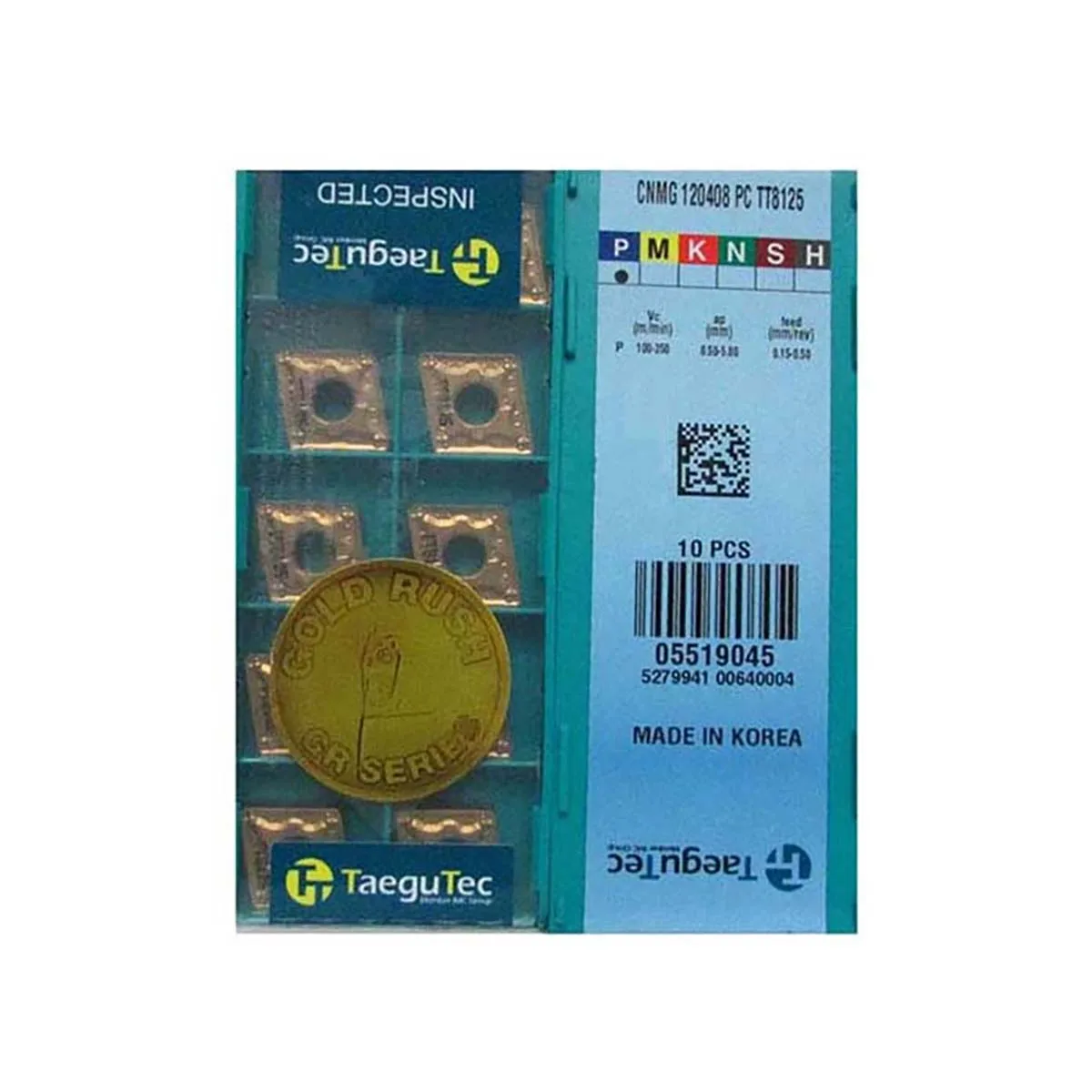 TaeguTec 100% Original CNMG CNMG160608 CNMG120412 CNMG120408 CNMG120404 CNMG190616 TT8125 Medium Carbide Turning Inserts
TaeguTec 100% Original CNMG CNMG160608 CNMG120412 CNMG120408 CNMG120404 CNMG190616 TT8125 Medium Carbide Turning Inserts