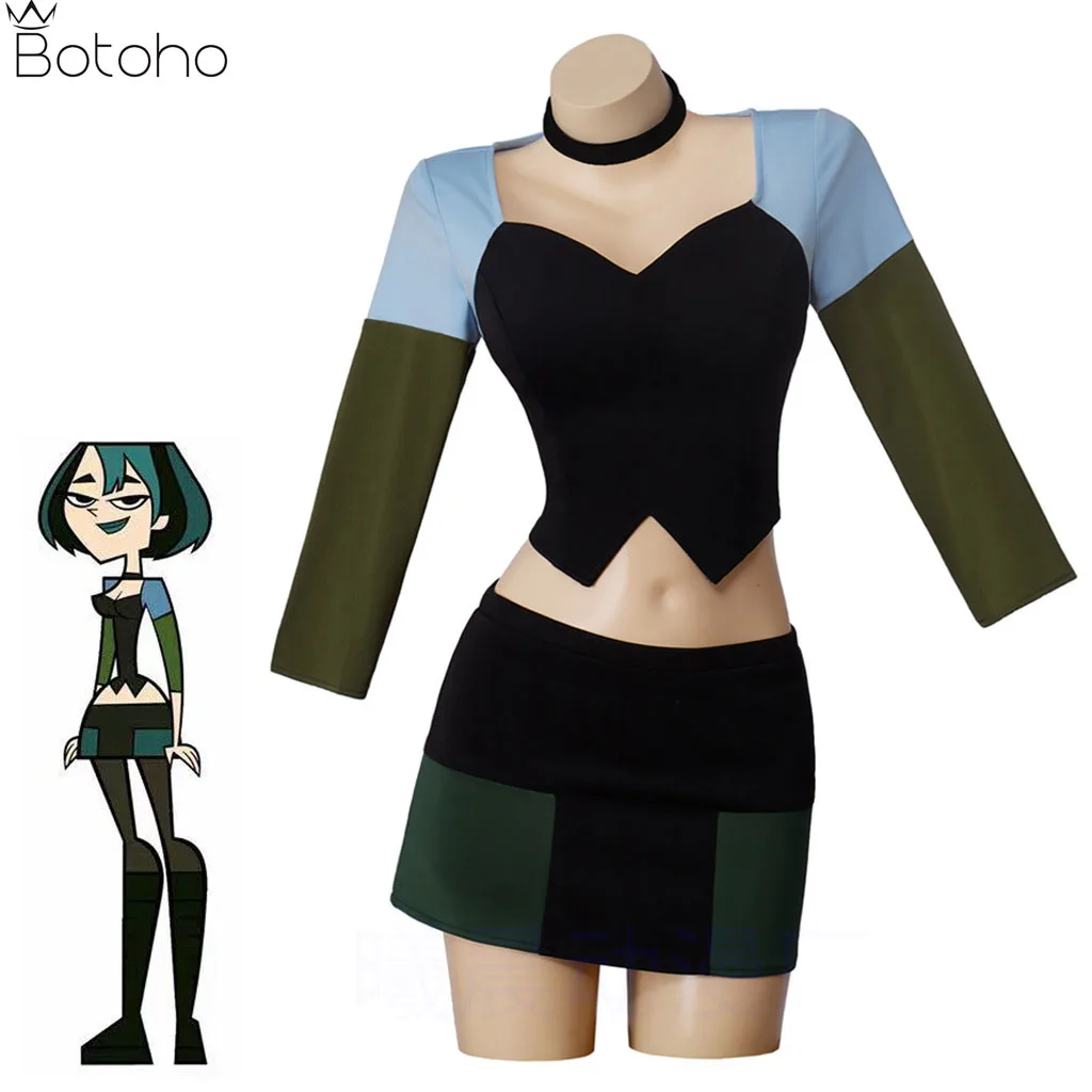 Anime Total Drama Island Gwen Cosplay Costume Women Sexy Long Sleeve Top Skirts Uniform Dresses Halloween Carnival Party Clothes
Anime Total Drama Island Gwen Cosplay Costume Women Sexy Long Sleeve Top Skirts Uniform Dresses Halloween Carnival Party Clothes