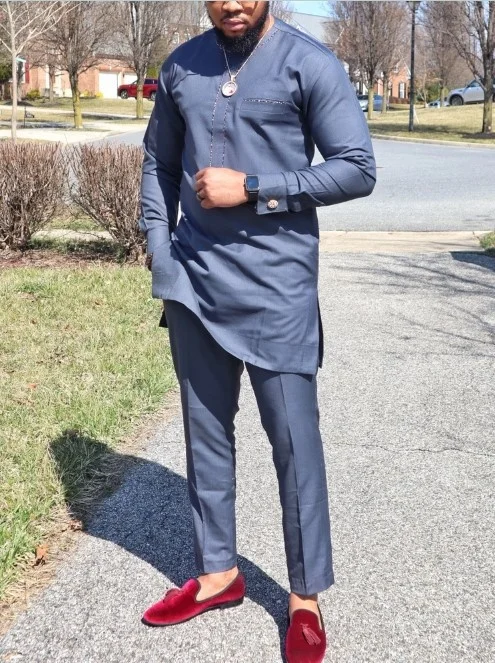 New National Style Men's Gentlemen Suit Printed Shirt And Pants 2-Piece Set Muslim Abaya Long Tops + Trousers African Dashiki
New National Style Men's Gentlemen Suit Printed Shirt And Pants 2-Piece Set Muslim Abaya Long Tops + Trousers African Dashiki