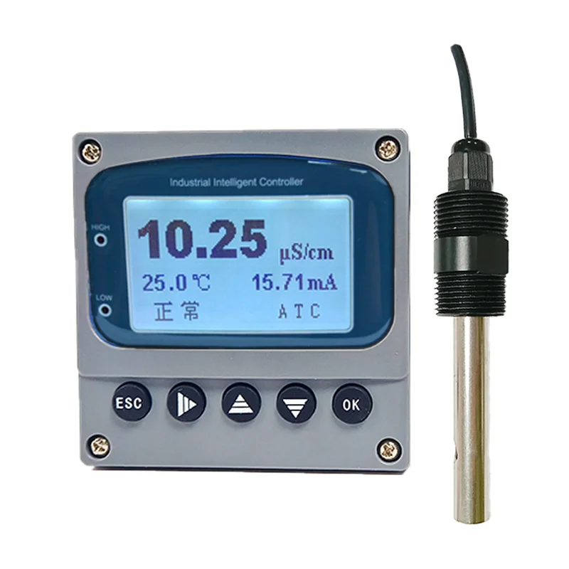 

Цифровой прецизионный контроллер солености pH EC, самокалибровочный Измеритель Качества Воды онлайн, промышленный TDS Электрический Измеритель проводимости
