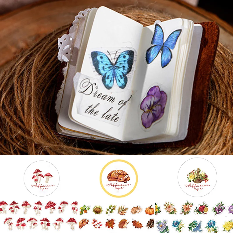 Tape Decoration DIY Materials 100 pcs /Roll Autumn Evening Series Special-shaped CollageTape Creative Single Strip Travel
Tape Decoration DIY Materials 100 pcs /Roll Autumn Evening Series Special-shaped CollageTape Creative Single Strip Travel