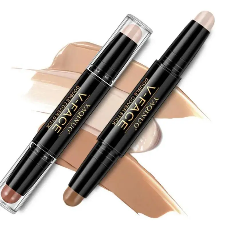 Double-head Contour Stick Dual-use Nose Shadow Repair Highlighter Powder Concealer Shadow Long Lasting Makeup Tools Cosmetics
Double-head Contour Stick Dual-use Nose Shadow Repair Highlighter Powder Concealer Shadow Long Lasting Makeup Tools Cosmetics